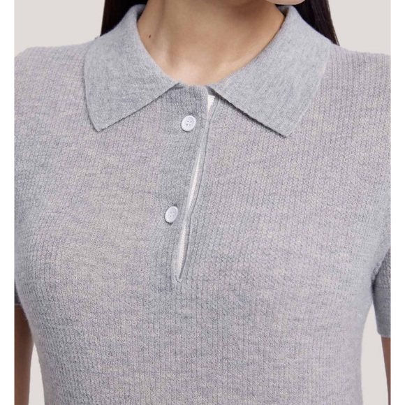 Gentle Herd Short-Sleeve Pure Cashmere Polo - Picture 8 of 12